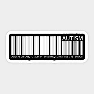 'A-U-T-I-S-M' Autism Awareness Shirt Sticker
